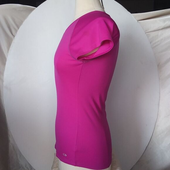 Champion Workout Athletic Semi Fitted Top Pink Size Small - Picture 2 of 9